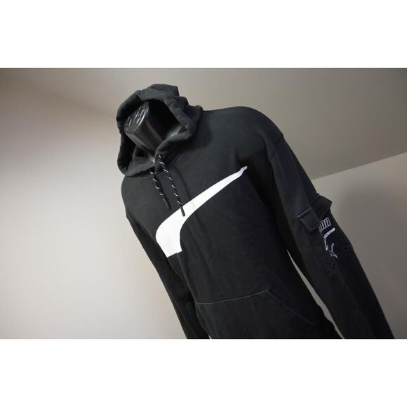 Puma Hoodie Cotton Blend Jogger Black Athletic Performance Mens Size XL - Picture 1 of 9